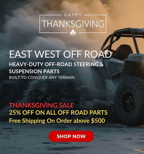 Thanksgiving Offroad Parts Sale Banner